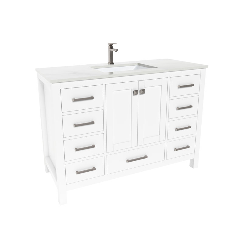 Lark Manor Anvay 48'' Single Bathroom Vanity with Top & Reviews Wayfair